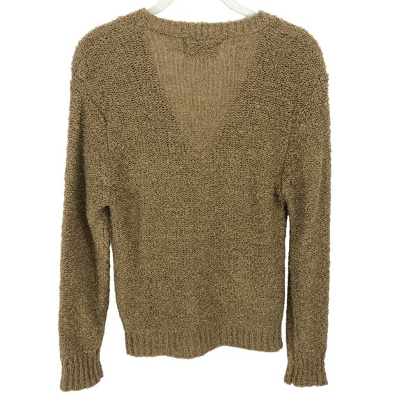 The Broadway Vintage Acrylic Gold Button-Down Cardigan Size L - Picture 2 of 6